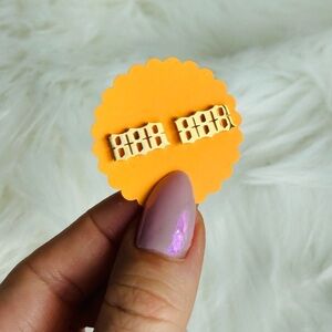 888 ANGEL NUMBER EARRINGS 888